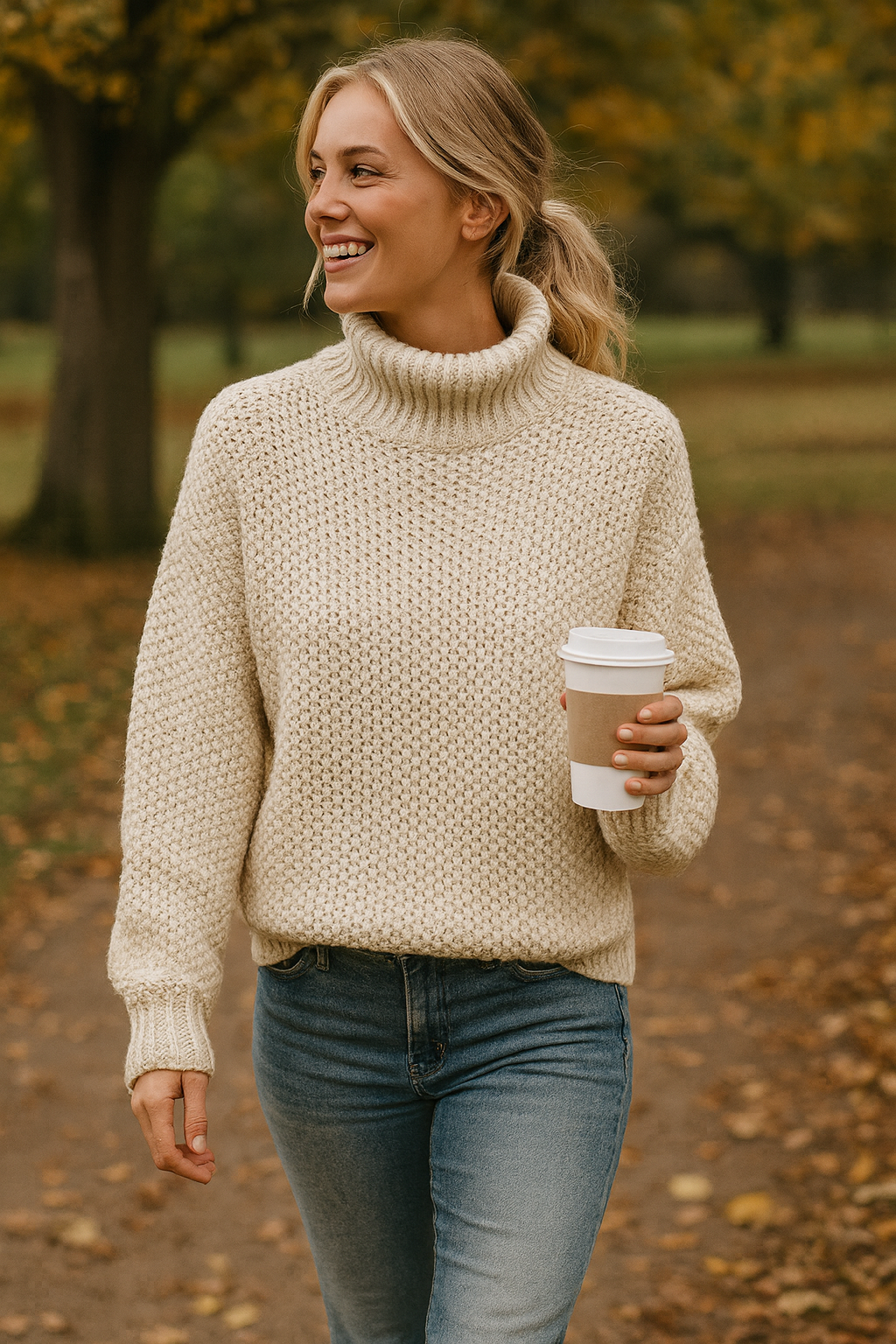 Loose Knit Pullover Sweater